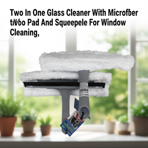 Limpiador de Vidrios Dos en Uno Sin Rayas con Paño de Microfibra y Limpiacristales para Limpieza de Ventanas ZCQR DECO M0780 - Product Image 3
