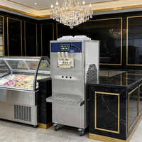 Machine à glace pilée commerciale, machine à glace molle sur pied en acier inoxydable 304 de qualité alimentaire pour compresseur de lait