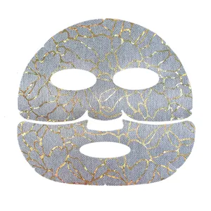 Meanlove – masque Facial en feuille de Bio-collagène 24k, couleur or