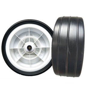 10x3 polegadas poliuretano pneu PU espuma rodízio rodas <span class=keywords><strong>10</strong></span> polegadas Golf Cart Beach Cart Lawn Mower roda para venda - Product Image 6