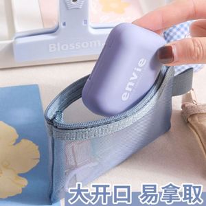 Thickened Material Colored Nylon Zipper Waterproof Transparent File Pocket Fabric Tool Bags <b>Zip</b> File Bags Mesh Zipper <b>Pouch</b> - Product Image 5