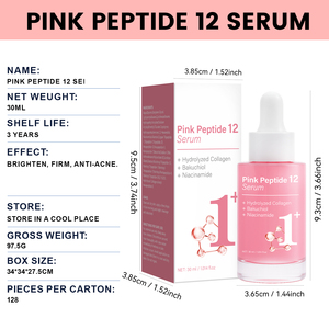 Suero Equilibrante con Niacinamida + Péptido Rosa 12, Controla la Grasa, Ilumina la Piel Opaca, Minimiza los Poros, para la Rutina Diaria de la Piel, 30 ml - Product Image 6
