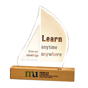 Recuerdo del Campus, Regalo de Graduación, Lámpara Nocturna Acrílica 3D, Logotipo Personalizado, Aniversario Escolar, Conmemoración de Eventos, Adorno - Product Image 1