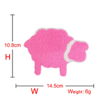Vente en gros 10.8cm de haut 3D coloré Chenille coupe à chaud fer sur sport patchs A-Z lettres patchs pressés à chaud