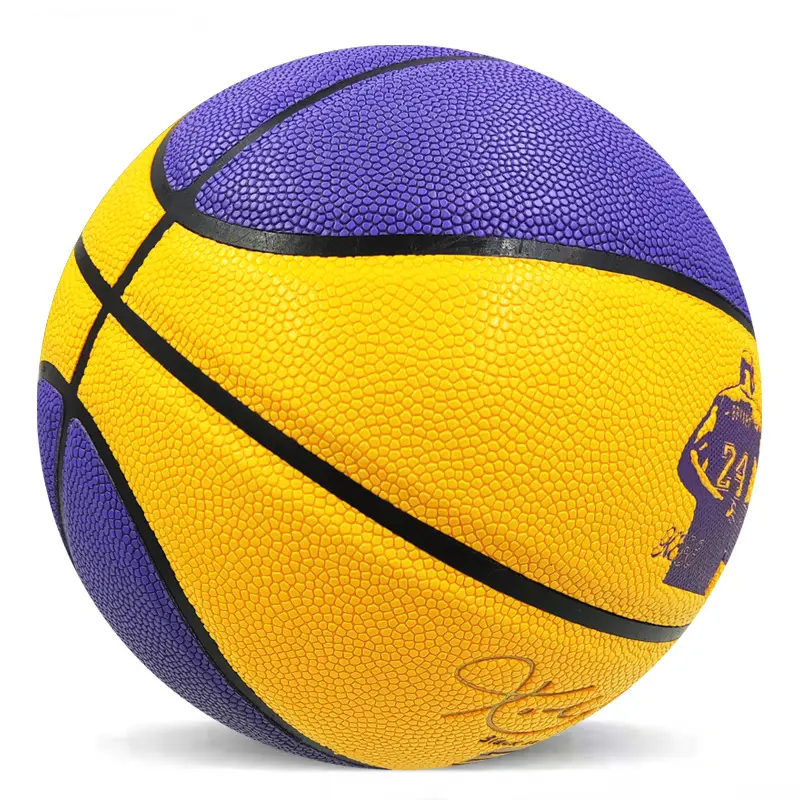 כדורסל הסיטונאי גודל רשמי 7 פו עור כדור כדורסל הדפסה מותאמת אישית