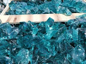 Colorato Paesaggio vetro rock Oceano Blu di Vetro di Roccia - Product Image 6