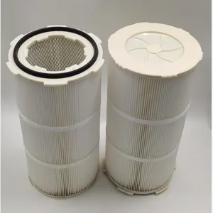 Proveedor de filtro de cilindro de alta temperatura con cartucho de filtro desmontable rápido de seis terminales ampliamente utilizado en la construcción naval
