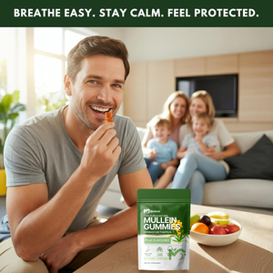 Ekstrak Mullein Organik Label Pribadi OEM 1000mg Permen Jeli untuk Dewasa, Kesehatan Pernapasan & Dukungan Imunitas, Permen Jeli Daun Mullein - Product Image 4