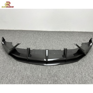 Topcar Style Glossy Dry Carbon Fiber Front Bumper Lip for Lambo URUS 2018-2019 Carbon Front <b>Diffuser</b> Body Kit <b>Car</b> <b>Diffuser</b> Parts - Product Image 3