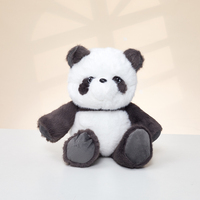 Ensemble de jouets en peluche douce de la série Running : Adorables animaux en peluche (éléphant, panda, cochon, vache, renard) – Poupées mascottes de dessins animés – Cadeau d'anniversaire pour enfants
