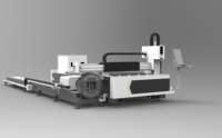 Machine de découpe laser à fibre CNC 3015 de haute précision Jinan pour tôles et tubes métalliques, machine de découpe laser à fibre pour tubes