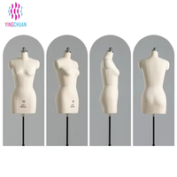 Mannequins de couturière et de tailleur ajustables, buste de tailleur demi-corps féminin