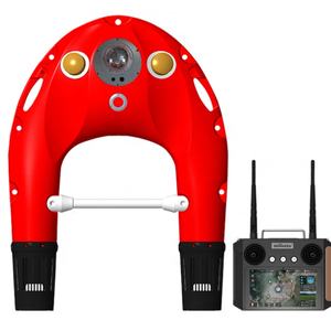 Robot de sauvetage télécommandé à conception brevetée avec positionnement GPS Beidou, caméra HD, lumière d'alarme, fonction talkie-walkie et bouée de sauvetage - Product Image 3