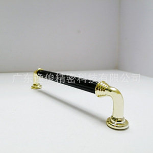 Tirador de Armario de Aluminio Negro Dorado en Forma de Barra, Diseño Moderno, Herraje Duradero para Gabinetes 8020 - Product Image 3