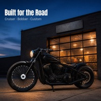 Roue à rayons larges noir brillant pour Harley Davidson Touring Road Glide Street Glide, avec embouts chromés, 48 rayons, jante personnalisée Bagger