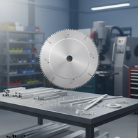 Lame de scie à barre en aluminium de qualité industrielle, populaire, avec revêtement au nitrure, soudée au laser, pour la coupe du bois, avec dents de dégrossissage, 350 mm, OEM