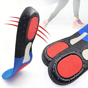 Semelles orthopédiques en gel <span class=keywords><strong>pour</strong></span> talon, soutien de la voûte plantaire, soulagement de la fasciite plantaire, amortissement des chocs, coussin en mousse à mémoire de forme <span class=keywords><strong>pour</strong></span> hommes et femmes, <span class=keywords><strong>pour</strong></span> le travail - Product Image 6