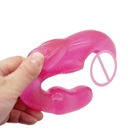 Ninghao Double Head Dildos pour lesbiennes, jouets sexuels pour clitoris, masseur anal en gel souple pour point G, jouets sexuels lesbiens