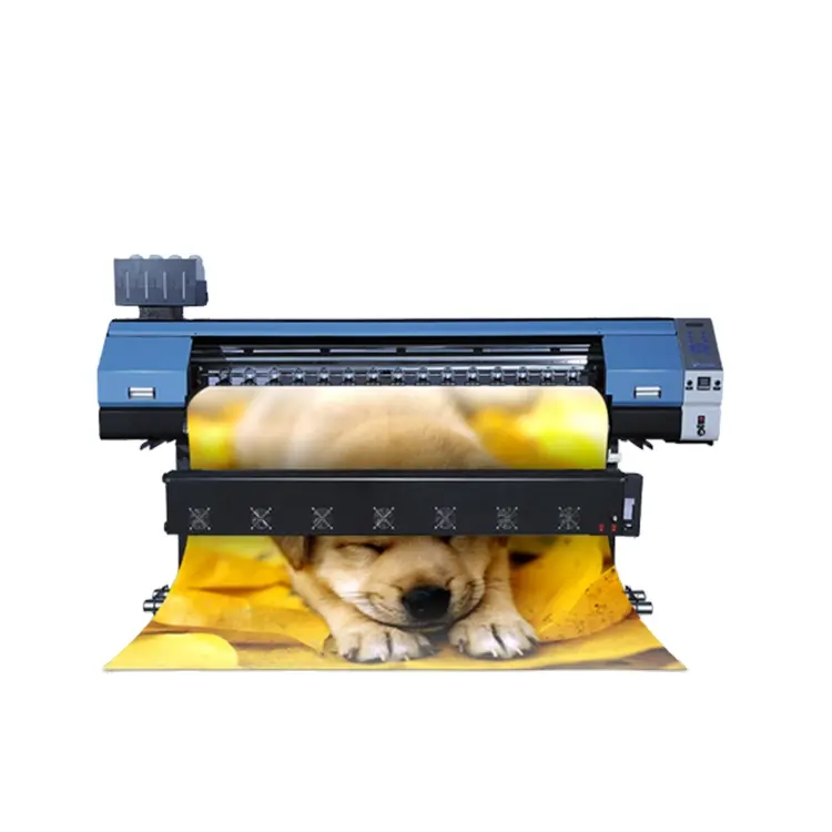 LINKO Manufacturer direct sell 1440 double head roll sublimation paper printer wholesale eco solvent printer for flags T-shirt