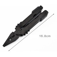 Pince télescopique multifonctionnelle de survie en acier inoxydable pour camping en extérieur, pince à anneau d'urgence durable et facile à transporter CB