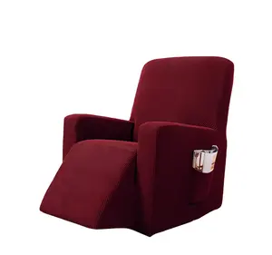Verkaufsschlager dicke rutschfeste Möbelhülle Liegestell Sofaüberzug Tasche einfarbig gefärbt Büro Wohnzimmer wiederverwendbare Teile