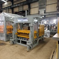 Équipement automatique de fabrication de briques en béton QT5-15 avec une efficacité de production élevée
