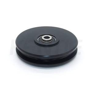 Rueda Guía de Plástico POM Grande con Ranura en U Recubierta de Rodamientos S698RS, Suministro Directo del Fabricante de Conjuntos de Poleas - Product Image 1