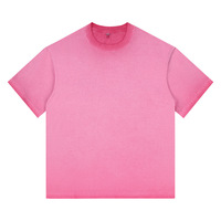 T-shirt dégradé délavé en coton 230 GSM, style streetwear vintage, épaules tombantes, vierge, vente en gros, OEM, marque privée
