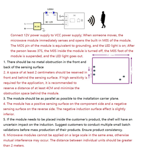 RCWL-0513 <span class=keywords><strong>détecteur</strong></span> d'induction intelligent <span class=keywords><strong>de</strong></span> module <span class=keywords><strong>de</strong></span> commutateur d'induction <span class=keywords><strong>de</strong></span> corps humain <span class=keywords><strong>de</strong></span> radar à micro-ondes peut directement allumer la bande - Product Image 5