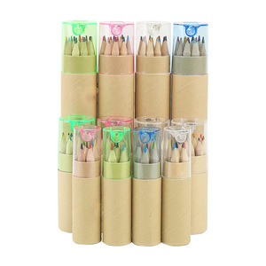 <span class=keywords><strong>Crayon</strong></span> de couleur en boîte en papier, 12 couleurs, avec <span class=keywords><strong>taille</strong></span>-<span class=keywords><strong>crayon</strong></span> - Product Image 1