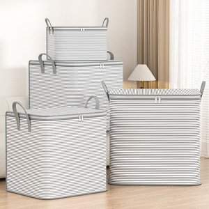Di alta qualità pieghevole sacchetto di stoccaggio di <span class=keywords><strong>grande</strong></span> capacità impermeabile biancheria da letto panno <span class=keywords><strong>Organizer</strong></span> tessuto di stoccaggio <span class=keywords><strong>borsa</strong></span> per i vestiti organizzatore - Product Image 2