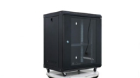 Armoire de serveur murale insonorisée 12U en acier SPCC thermolaqué 19 pouces pour centre de données, en stock