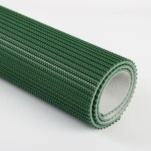 Grünes Gras korn mit rauer Oberfläche 5,0mm PVC-Förderband