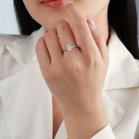 Bague en Moissanite en Argent Sterling 925, Ovale 5x7mm, 1 Carat, VVS1, Couleur D, Halo Caché, 3 Couleurs, Bijoux pour Femme