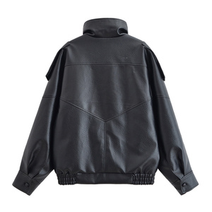 Veste <span class=keywords><strong>Femme</strong></span> SHENZHU Hiver 2025 Nouvelle Collection Imprimée Fine Écologique Respirante Ample à Manches Longues Col Montant - Product Image 3