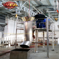 Ligne complète d'abattage de bétail en acier inoxydable SUS304, équipement de traitement automatique pour abattoir de bovins avec solution clé en main