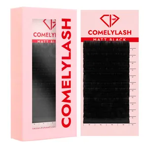COMELYLASH Cashmere pbt Silk Classic Volume Mink Wholesale Eyelash Extensions Individual Private Label
