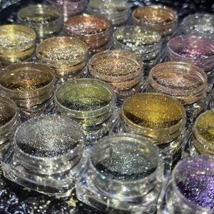 Pigments de fard à paupières scintillants métalliques effet diamant, cosmétiques véganes et sans cruauté animale, paillettes de luxe en vrac - Product Image 2