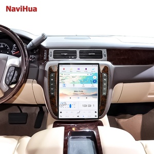 Navihua 13.8" Android 8+128GB for GMC Yukon 2007-2013 Carplay Tesla Style Car GPS Navigation Multimedia Player Radio Headunit - Product Image 1