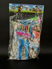 Set di 6 Decorazioni in Plastica per Feste di Compleanno a Tema Principesse per Bambini - Product Image 3