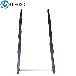 Componenti per Mobili Salvaspazio, <span class=keywords><strong>Tavolo</strong></span> Pieghevole Estraibile a 4 Sezioni in Lega di Alluminio - Product Image 1