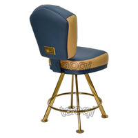 Chaises de casino TaoQi, nouveau design, dorées, haute qualité, personnalisables, chaises pour machines à sous, tabourets de bar confortables pour hôtel, K1178