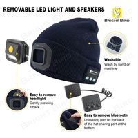 Berretto Invernale Unisex con LED Integrato, Cappello con Luce Frontale Ricaricabile, Caldo e Lavorato a Maglia, Modello AR70
