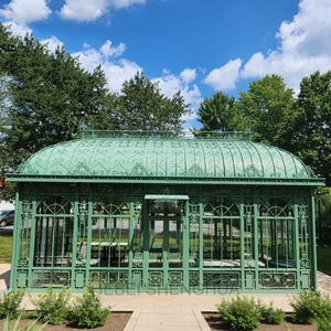 Maßgefertigter Luxus-Gartenpavillon aus Metall und Eisen, Verzinkt, für Hochzeitslocations - Product Image 3