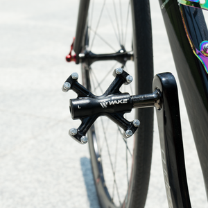 Pedal de bicicleta de carretera WAKE, Pedal plano de bicicleta MTB, <span class=keywords><strong>plataforma</strong></span> ligera de rodamiento sellado de 9/16 "para bicicletas de carretera - Product Image 6