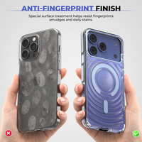 Coque AUREXIONICS à dégradé ondulé pour iPhone 17 Pro avec protection anti-traces de doigts