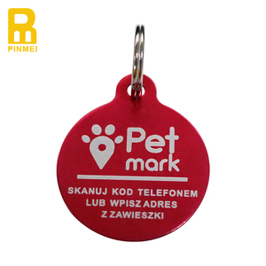 <span class=keywords><strong>Collar</strong></span> de cuero auténtico personalizado para mascotas, etiqueta de identificación para perro, antipérdida, código QR, etiqueta de <span class=keywords><strong>Metal</strong></span> para mascotas - Product Image 2