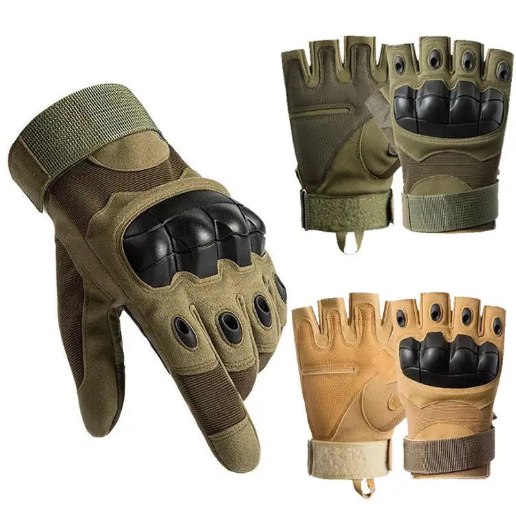 Factory Custom Full Half Finger Motorcycle Sports Security Equipment guantes Outdoor Combat Tactical Gloves