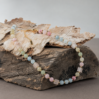 Collier Pendentif Cœur en Quartz Rose Naturel, Perles de Pierre de Soleil, Breloque Étoile, Plaqué Or, Bijoux Bohèmes Personnalisés