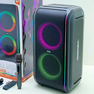 New <strong>QS</strong>-6206 Party <strong>Speakers</strong> Dual 6.5 Inch TWS Blue Tooth Music Baffles Rechargeable Outdoor Wireless DJ Karaoke Sound Box Karaoke - Product Image 2